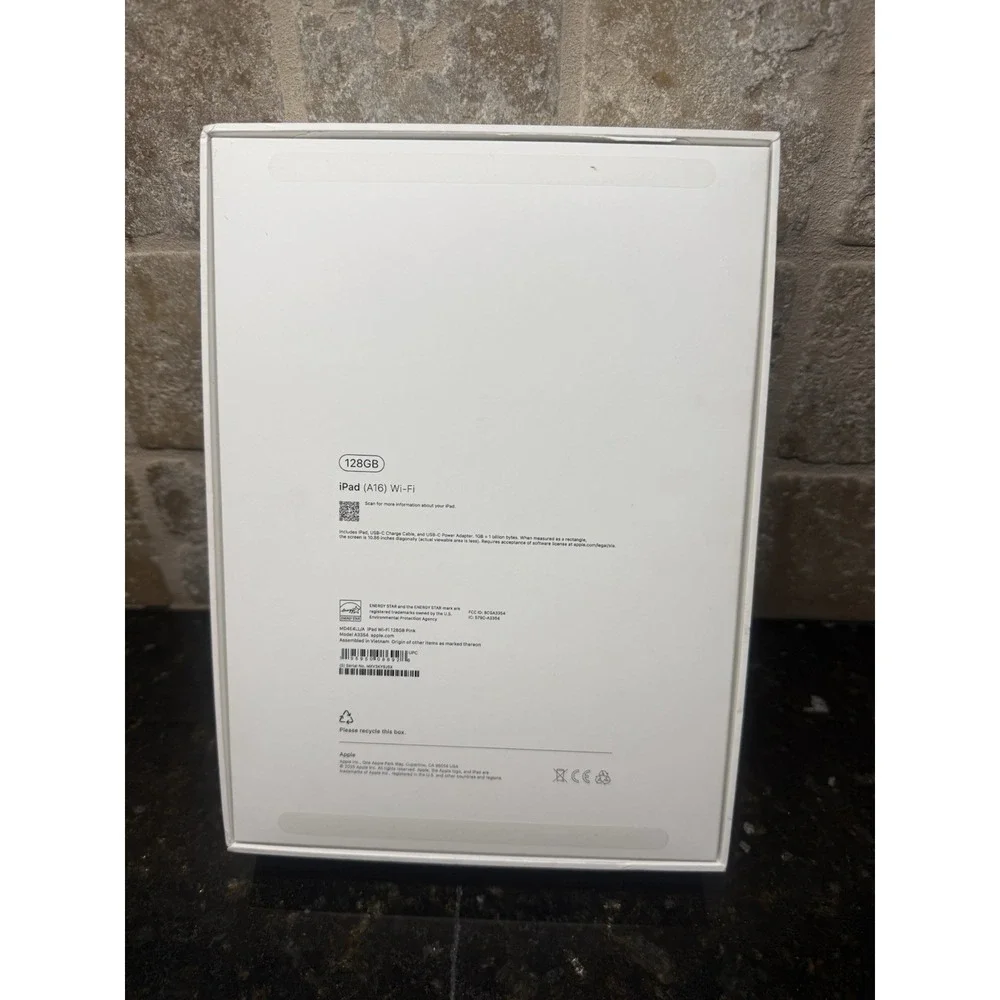 Apple iPad (A16) WiFi 128GB Pink A3354 Empty Box‎ Only No Charger